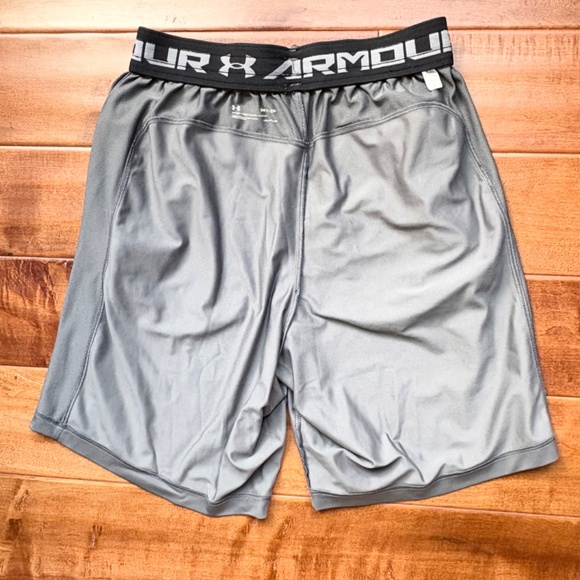 Boys' Athletic Shorts Under Amour/Adidas M/L Black/Gray - Picture 6 of 9